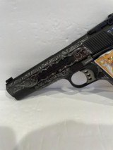 COLT O5870A1 NATIONAL MATCH GOLD CUP 45 ACP CUSTOM HAND ENGRAVED - 3 of 10