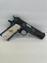 COLT O1911C-38 SUPER CUSTOM HAND ENGRAVED - 2 of 7