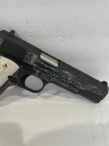 COLT O1911C-38 SUPER CUSTOM HAND ENGRAVED - 6 of 7