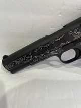 COLT O1911C-38 38 SUPER CUSTOM HAND ENGRAVED - 3 of 7