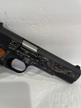 COLT O1911C-38 38 SUPER CUSTOM HAND ENGRAVED - 6 of 7