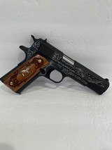 COLT O1911C-38 38 SUPER CUSTOM HAND ENGRAVED - 2 of 7