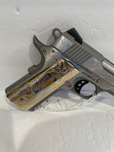 COLT O1072CCS COMPETITION SERIES 9MM CUSTOM HAND ENGRAVED NEW IN BOX - 5 of 7