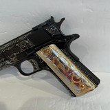 COLT O5873A1 NATIONAL MATCH GOLD CUP - 38 SUPER CUSTOM HAND ENGRAVED NEW IN BOX - 3 of 8