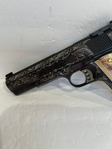 COLT O5873A1 NATIONAL MATCH GOLD CUP - 38 SUPER CUSTOM HAND ENGRAVED NEW IN BOX - 4 of 8