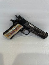 COLT O5873A1 NATIONAL MATCH GOLD CUP - 38 SUPER CUSTOM HAND ENGRAVED NEW IN BOX - 2 of 8