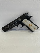 COLT O1911C-38 GOVERNMENT 38 SUPER CUSTOM HAND ENGRAVED