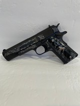 COLT O1911C-38 GOVERNMENT 38 SUPER CUSTOM HAND ENGRAVED