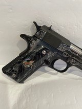 COLT O1911C-38 GOVERNMENT 38 SUPER CUSTOM HAND ENGRAVED - 5 of 7