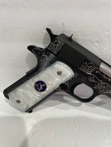 COLT O1911C GOVERNMENT 45ACP CUSTOM HAND ENGRAVED - NEW IN BOX - 5 of 7