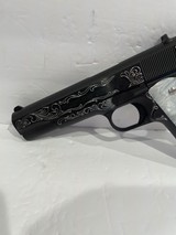 COLT O1911C GOVERNMENT 45ACP CUSTOM HAND ENGRAVED - NEW IN BOX - 3 of 7