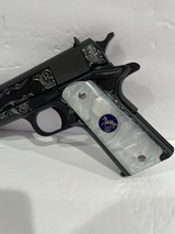 COLT O1911C GOVERNMENT 45ACP CUSTOM HAND ENGRAVED - NEW IN BOX - 4 of 7