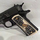 COLT O1911C GOVERNMENT 45 ACP CUSTOM HAND ENGRAVED NEW IN BOX - 4 of 7