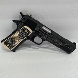 COLT O1911C GOVERNMENT 45 ACP CUSTOM HAND ENGRAVED NEW IN BOX - 2 of 7