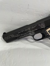 COLT O1911C GOVERNMENT 45 ACP CUSTOM HAND ENGRAVED NEW IN BOX - 3 of 7