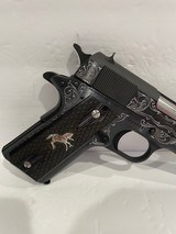 COLT O1911C GOVERNMENT 45 ACP CUSTOM HAND ENGRAVED NEW IN BOX - 5 of 7