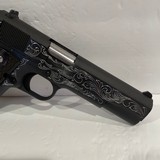 COLT O1911C GOVERNMENT 45 ACP CUSTOM HAND ENGRAVED NEW IN BOX - 6 of 7