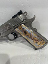 COLT O5073XE GOLD CUP TROPHY 38 SUPER - CUSTOM HAND ENGRAVED - NEW IN BOX - 4 of 9