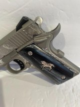 COLT DEFENDER O7000XE - 45ACP - 3 INCH - CUSTOM HAND ENGRAVED NEW IN BOX - 4 of 7