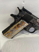 COLT O5873A1 NATIONAL MATCH GOLD CUP 38 SUPER CUSTOM HAND ENGRAVED NEW IN BOX - 5 of 10