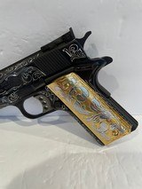 COLT O5872A1 NATIONAL MATCH GOLD CUP 9MM CUSTOM HAND ENGRAVED - 4 of 9