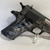 COLT O1911C GOVERNMENT 45 ACP CUSTOM HAND ENGRAVED NEW IN BOX - 4 of 7