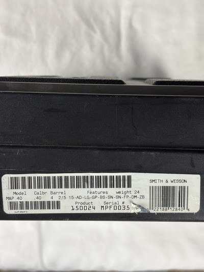 SMITH & WESSON M&P40 SN= 35 (USED) - Image 6 of 6