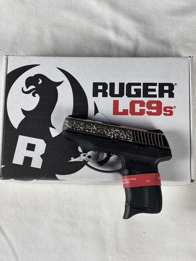 RUGER LC9S-EN ENGRAVED 9MM TALO - NEW IN BOX - Image 5 of 6