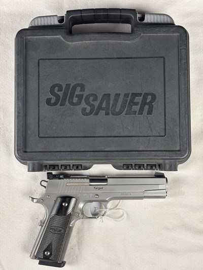 SIG SAUER 1911-45 STAINLESS TARGET - NEW IN BOX - Image 5 of 6