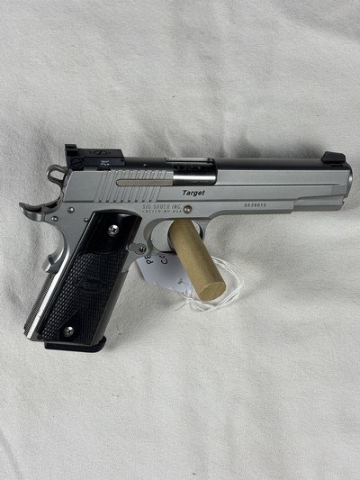 SIG SAUER 1911-45 STAINLESS TARGET - NEW IN BOX - Image 1 of 6