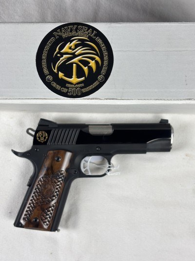 RUGER SR1911CMD TALO ONE OF 500 NAVY SEAL FOUNDATION - NEW IN BOX - Image 6 of 8