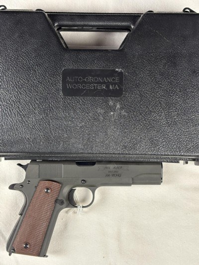 AUTO ORDNANCE 1911-A1 - 45 WWII 100 YEAR ANNIVERSARY - NEW IN BOX - Image 6 of 7