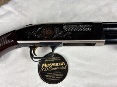 MOSSBERG 500 CLASSIC 100 YEAR ANNIVERSARY - 12 GA - NEW IN BOX - Image 6 of 14