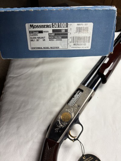 MOSSBERG 500 CLASSIC 100 YEAR ANNIVERSARY - 12 GA - NEW IN BOX - Image 14 of 14