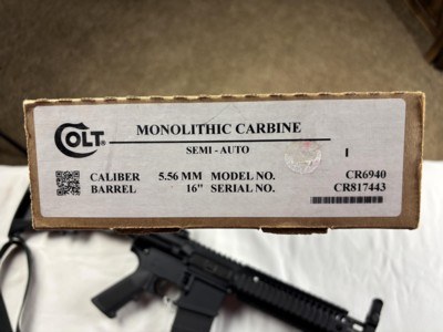 COLT CR6940 M4 -5.56 - NEW IN BOX - Image 10 of 10