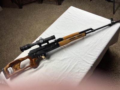 ROMANIAN PSL 54C RIFLE7.62X54EXCELLENT CONDITION