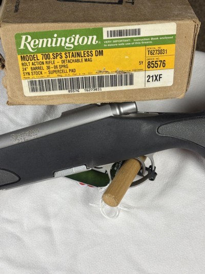 REMINGTON 700SPS-DM - 30-06 - NEW IN BOX - Image 13 of 13