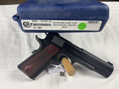 COLT O1911SE-A1 45 ACP LIMITED EDITION -SN-0061 NEW IN BOX - Image 4 of 4
