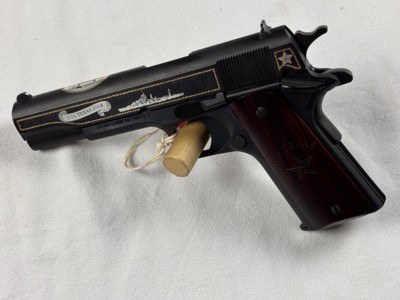 COLT USS BATTLESHIP TEXAS COMMEMORATIVE 1911 - NEW IN BOX - Image 2 of 9