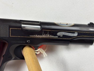 COLT USS BATTLESHIP TEXAS COMMEMORATIVE 1911 - NEW IN BOX - Image 4 of 9