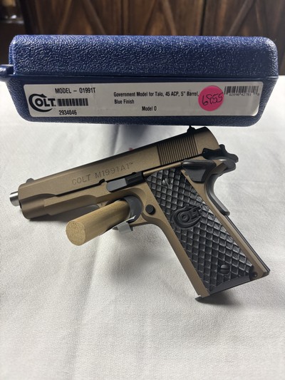 COLT O1991T TALO BURNT BRONZE 1 OF 300 - 45ACP - Image 8 of 9