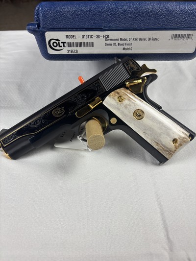 COLT O1911C-38-ECB EL COMPADRE - 38 SUPER NEW IN BOX - Image 8 of 8