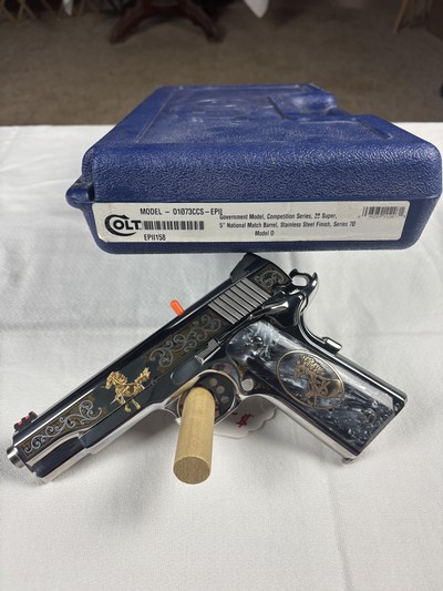 COLT O1073CCS-EPII EL POTRORAMPANTE II - ONE OF 501 - 38 SUPER - Image 10 of 10