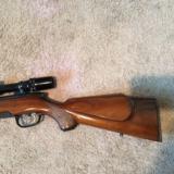 STEYR MODEL L 6MM REM. CARBINE , FULL STOCK WITH DOUBLE SET TRIGGERS- 3 of 8