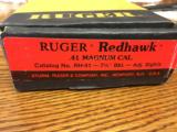 RUGER REDHAWK
.41 MAGNUM
BLUED MINT CONDITION !
- 6 of 10