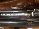 Drilling retailed by D. Schulnigg, Salzburg, Austria, double 12 Gauge shot barrels and .270 Winchester Rifle barrel. - 7 of 12