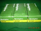 45 Colt 250 gr lead remington factory boxes of 50 - 3 of 4