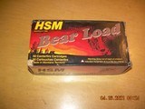 45 Colt
box of 325gr +P "bear loads" by HSM
and box of 255 gr swc (100 rounds total) - 5 of 5