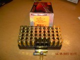 45 Colt
box of 325gr +P "bear loads" by HSM
and box of 255 gr swc (100 rounds total) - 3 of 5