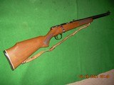 Marlin 783 caliber 22 magnum, tube feed bolt action, original condition, Marlin leather sling too. - 2 of 8